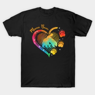 Mama Bear Color LGBT T-Shirt